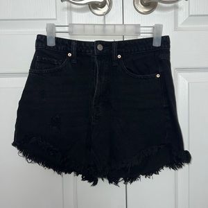 Target high waist black shorts